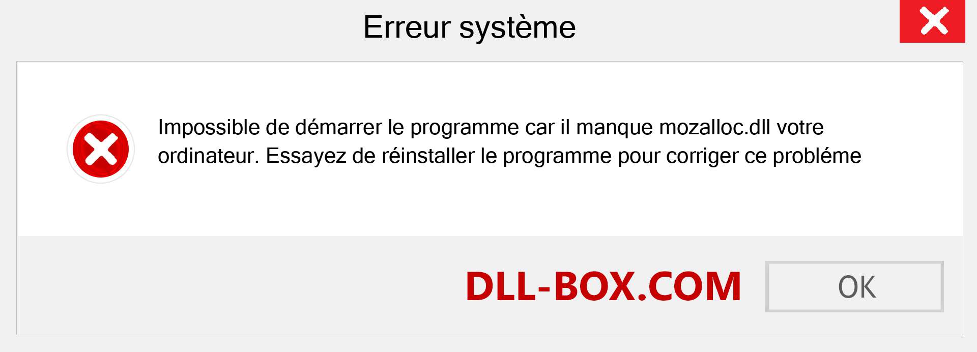 Le fichier mozalloc.dll est manquant ?. Télécharger pour Windows 7, 8, 10 - Correction de l'erreur manquante mozalloc dll sur Windows, photos, images